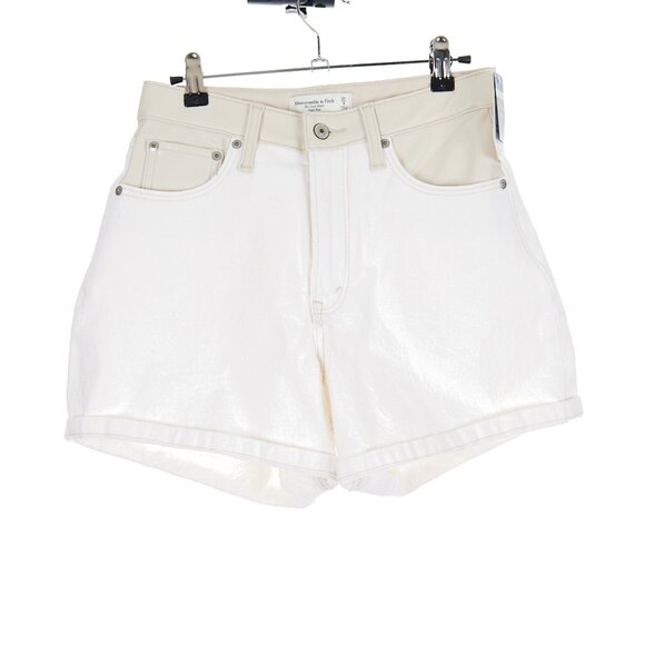 Abercrombie & Fitch Curve Love Dad Shorts NWT Women's 27 - Picture 1 of 4
